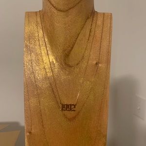 Rose Gold Plated Sterling Silver 1992 Necklace